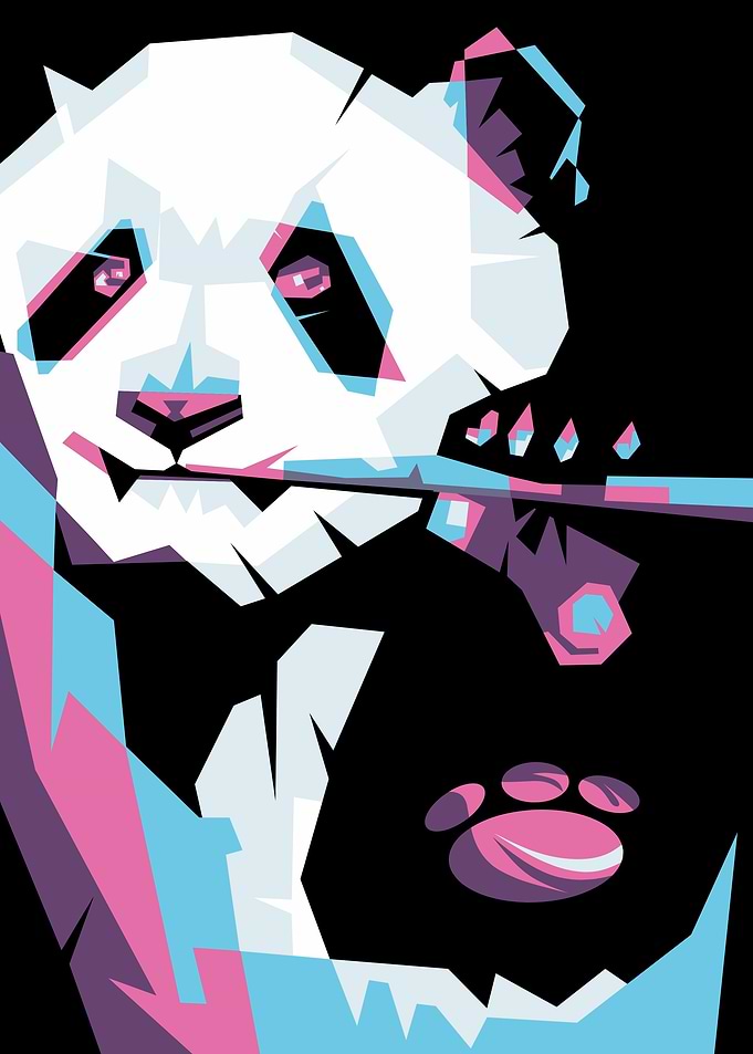 cute panda bear