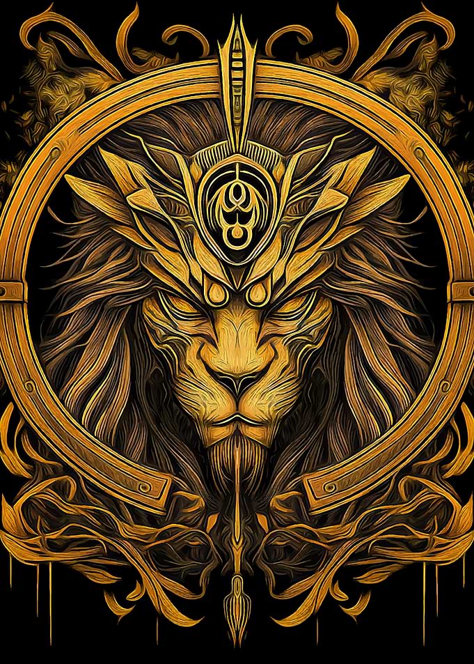 Lion in Japanese art 2