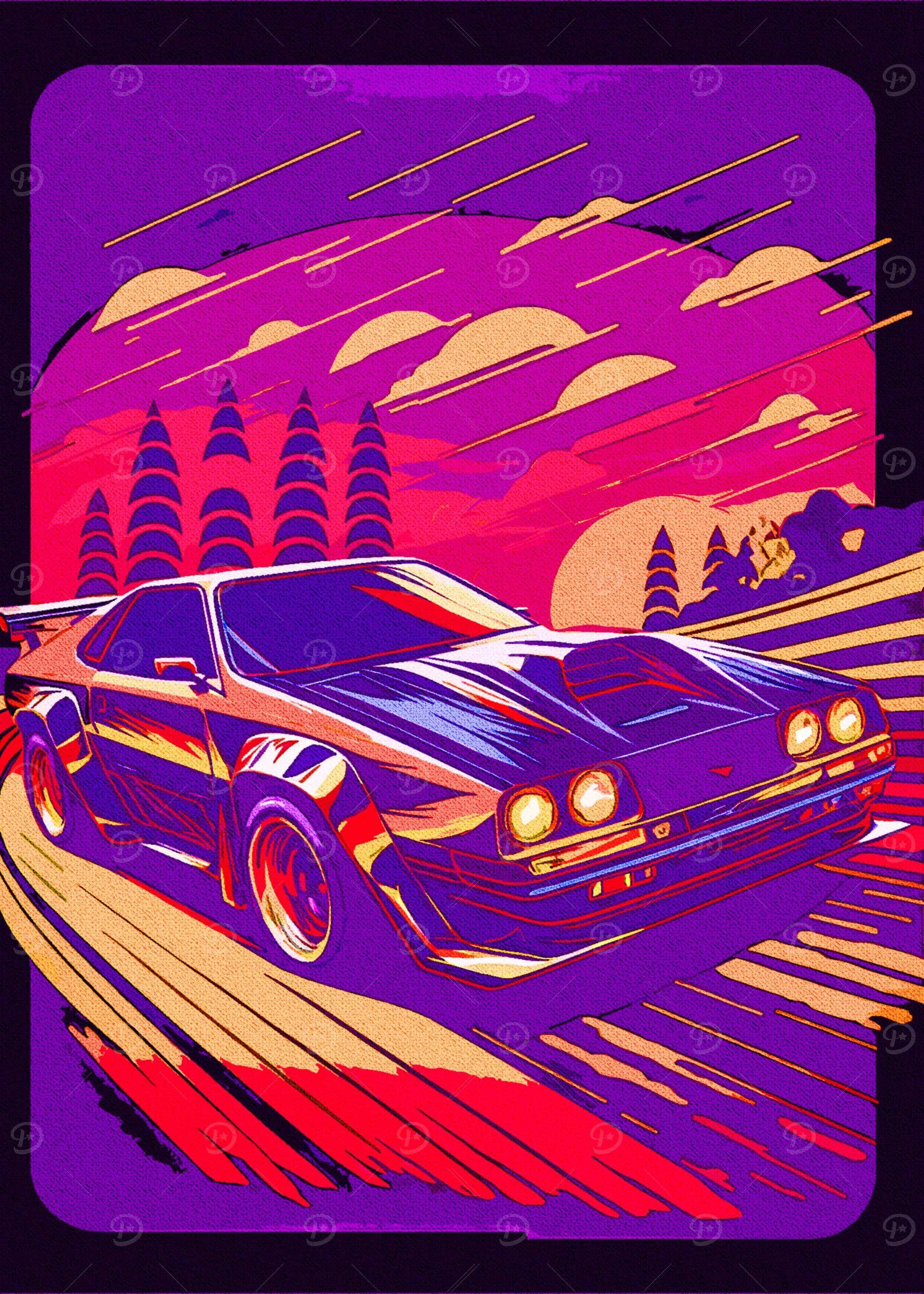 Cyber Cars landscape