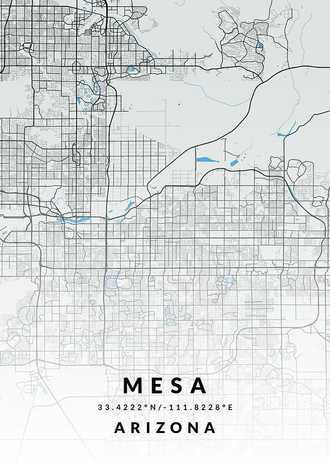 Mesa City Map