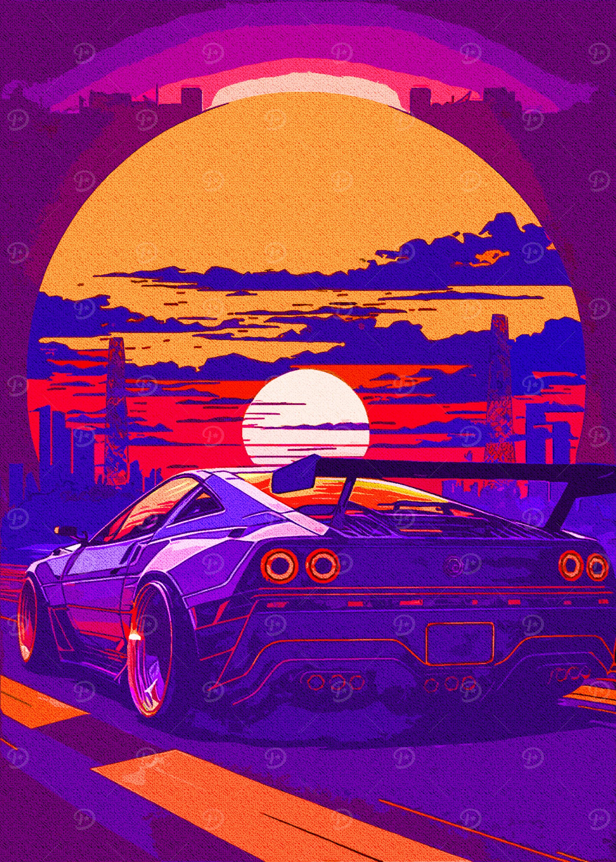 Cyber Cars landscape
