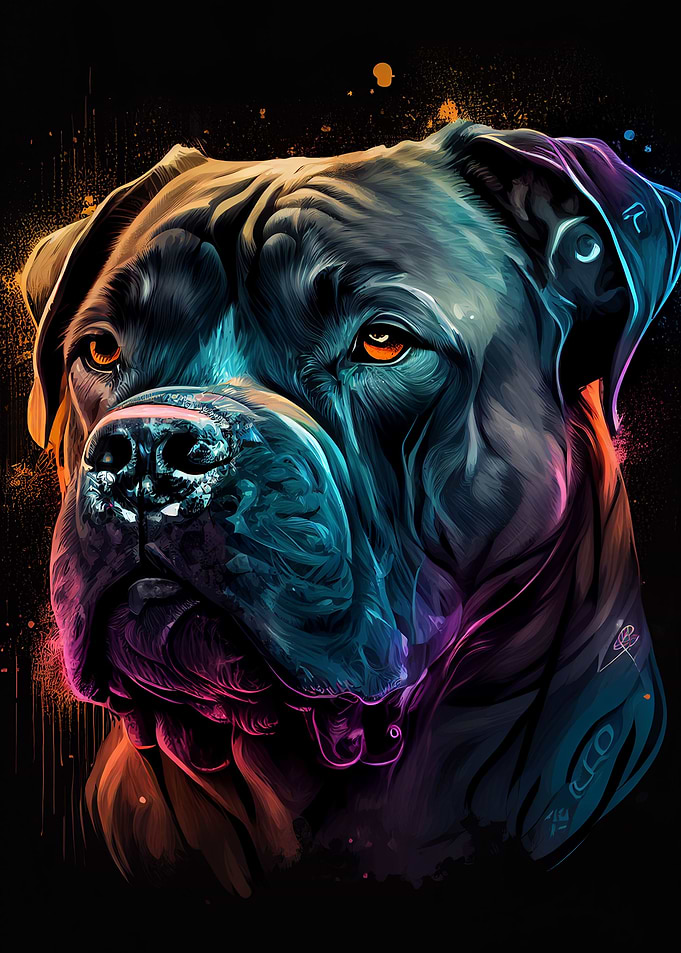 Cane Corso Colorful