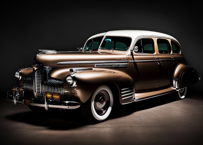 Brown Antique Car