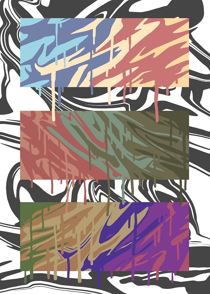 ABSTRACT GRAFFITI PATTERN