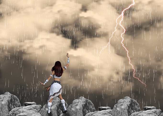 Rain woman