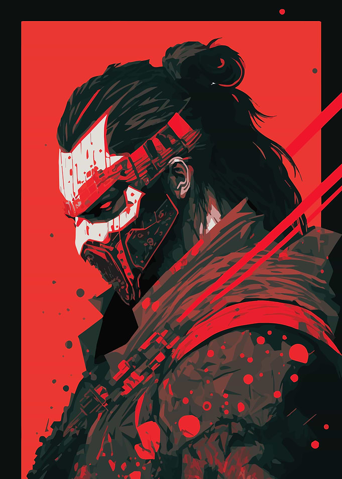 Sinister Cyber Samurai