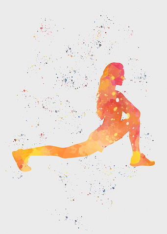 Women Yoga Painting
