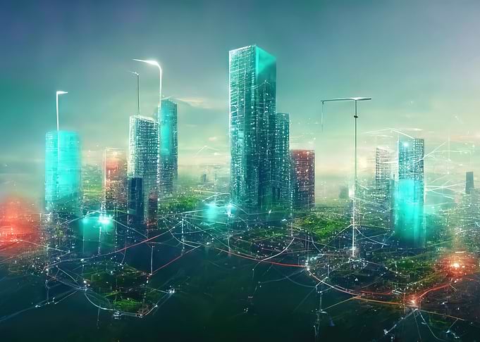 Futuristic Neon City