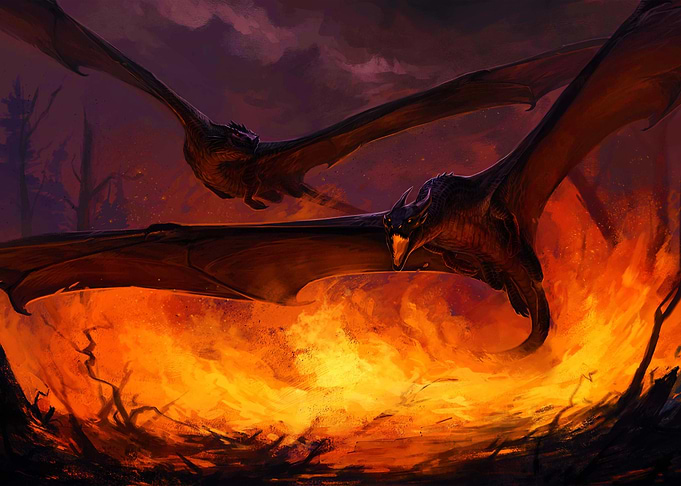 Fired dragons