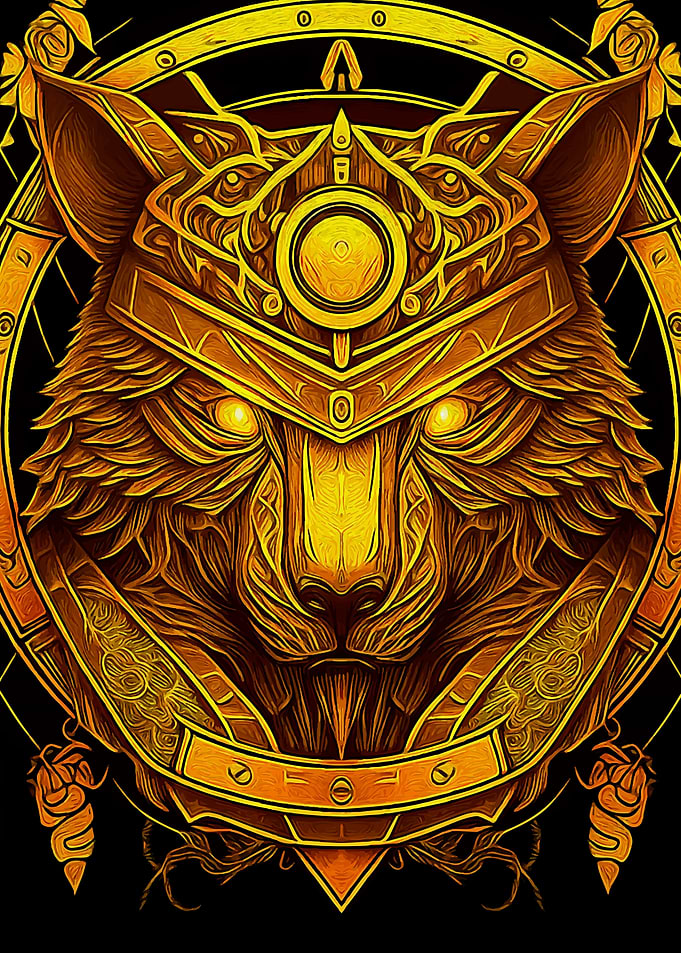 Bear Gold in Japanese art