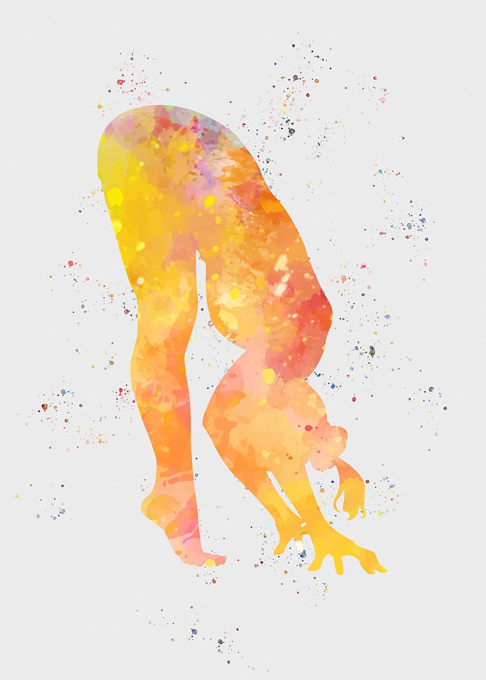 Women Yoga Painting