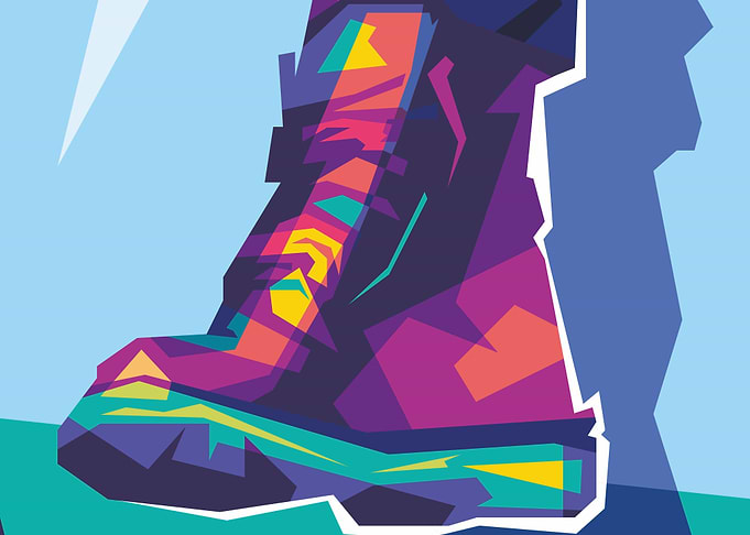 Man Shoes Popart