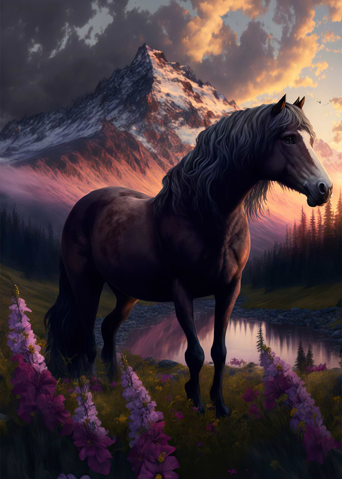 Horse In Nature