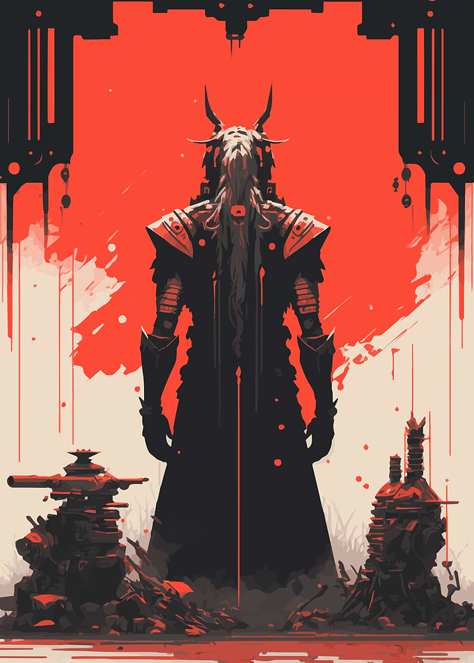 Evil Japanese Samurai