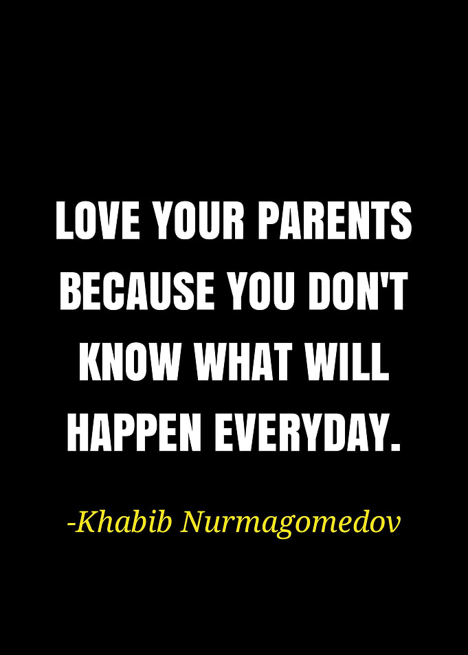 Khabib Nurmagedov quote