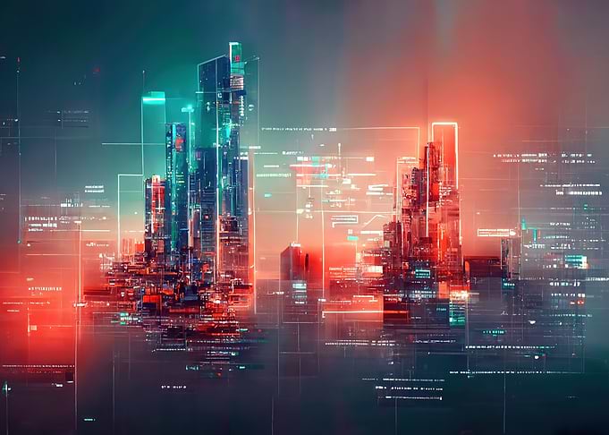 Futuristic Neon City