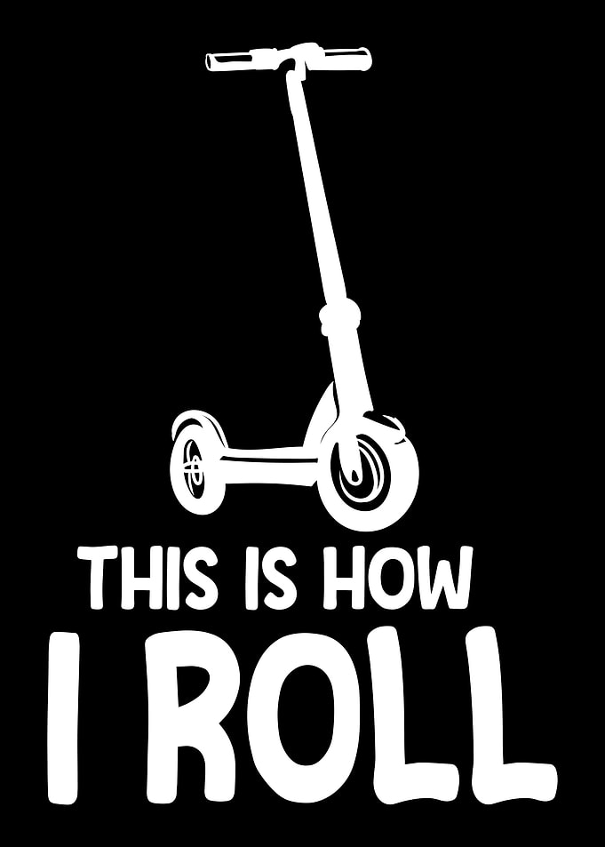This Is How I Roll Scooter
