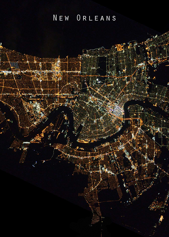 New Orleans at night