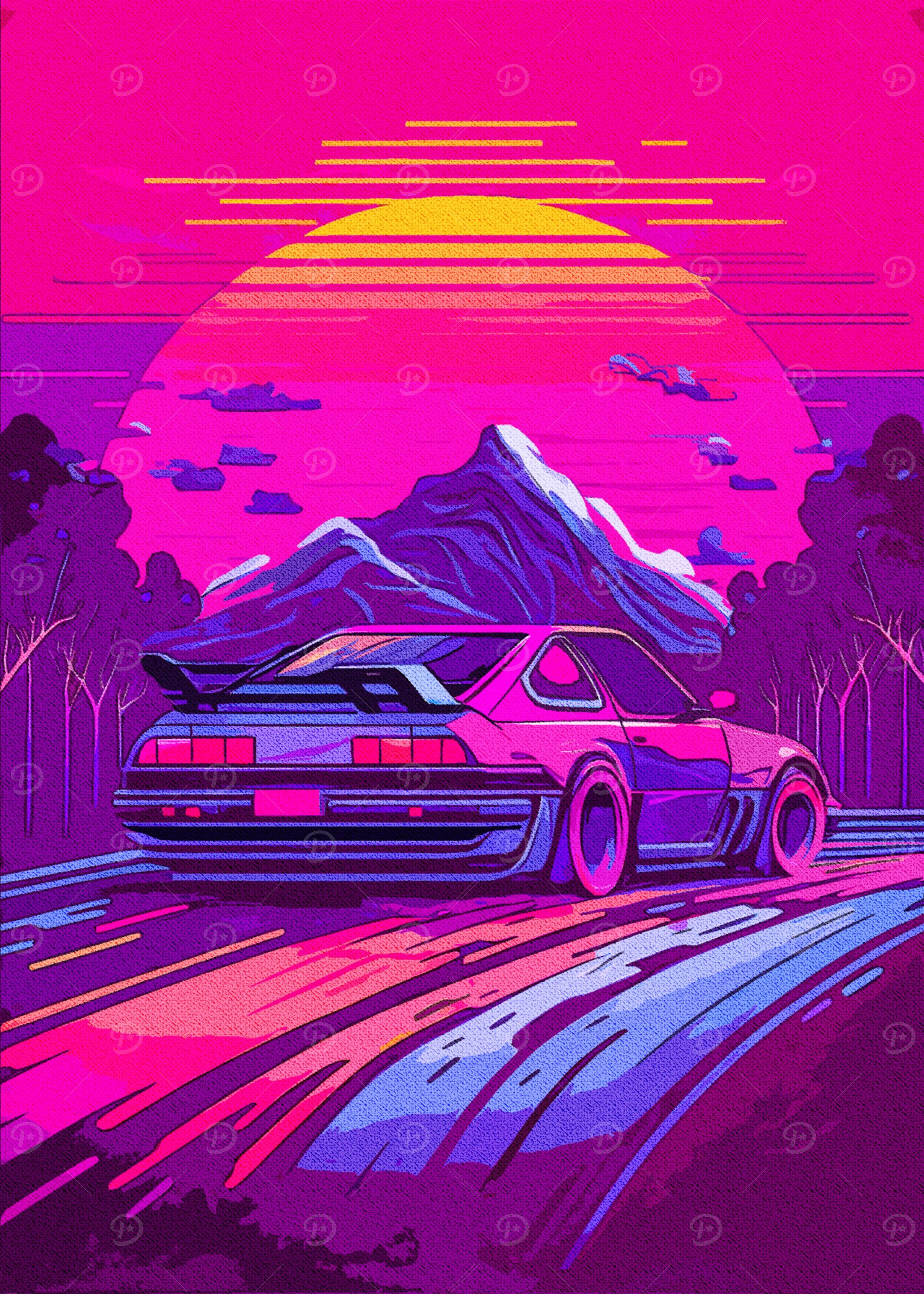 Cyber Cars landscape