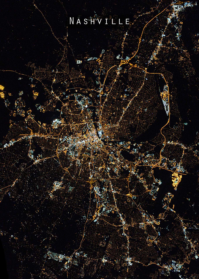 Nashville at night