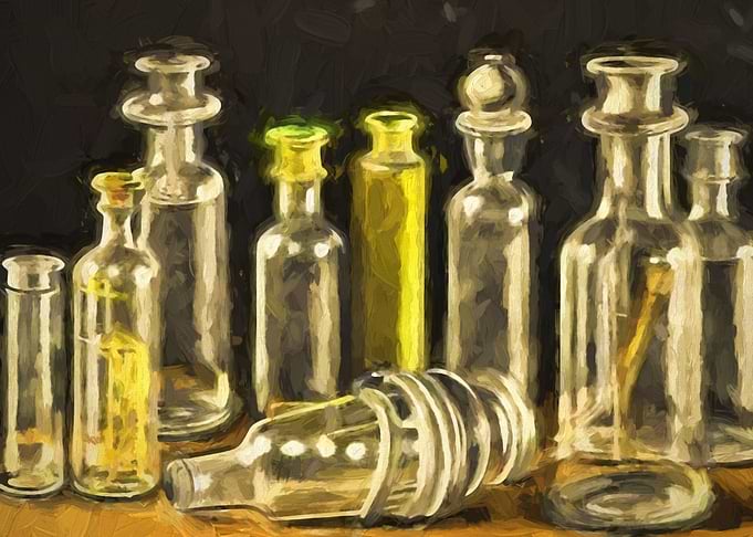 Oil Alchemical Still life