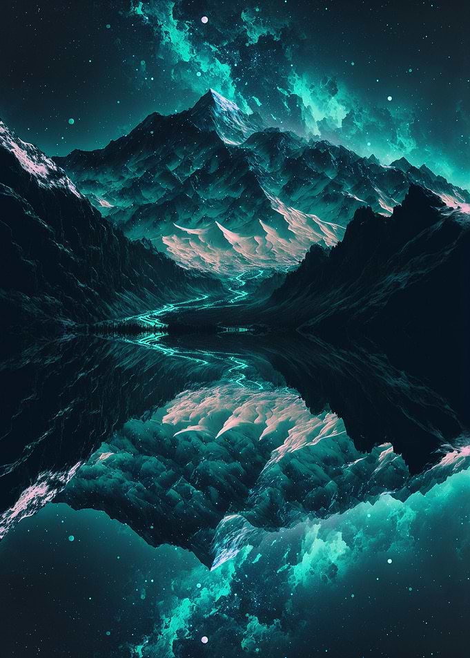 Starry Glow Mountain