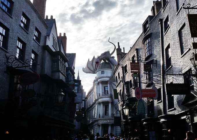 Dragon in the city