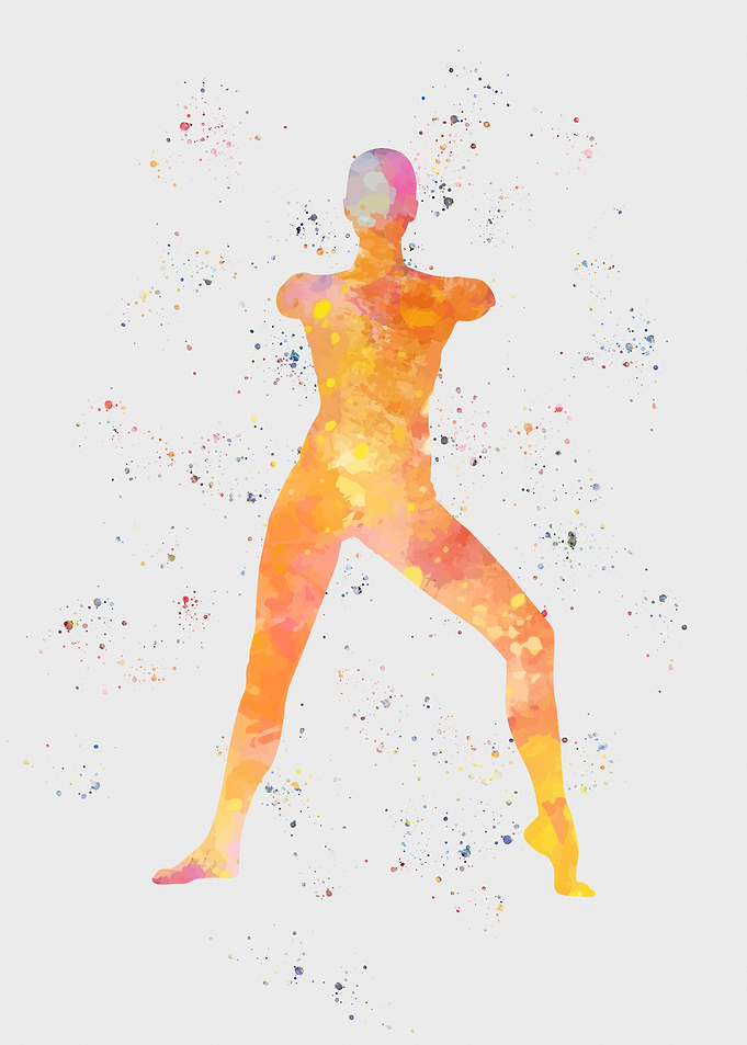 Women Yoga Painting