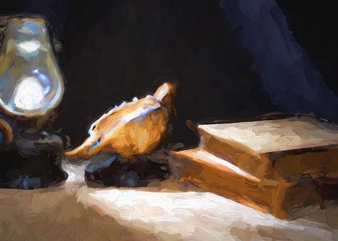 Oil Still life with Seashe