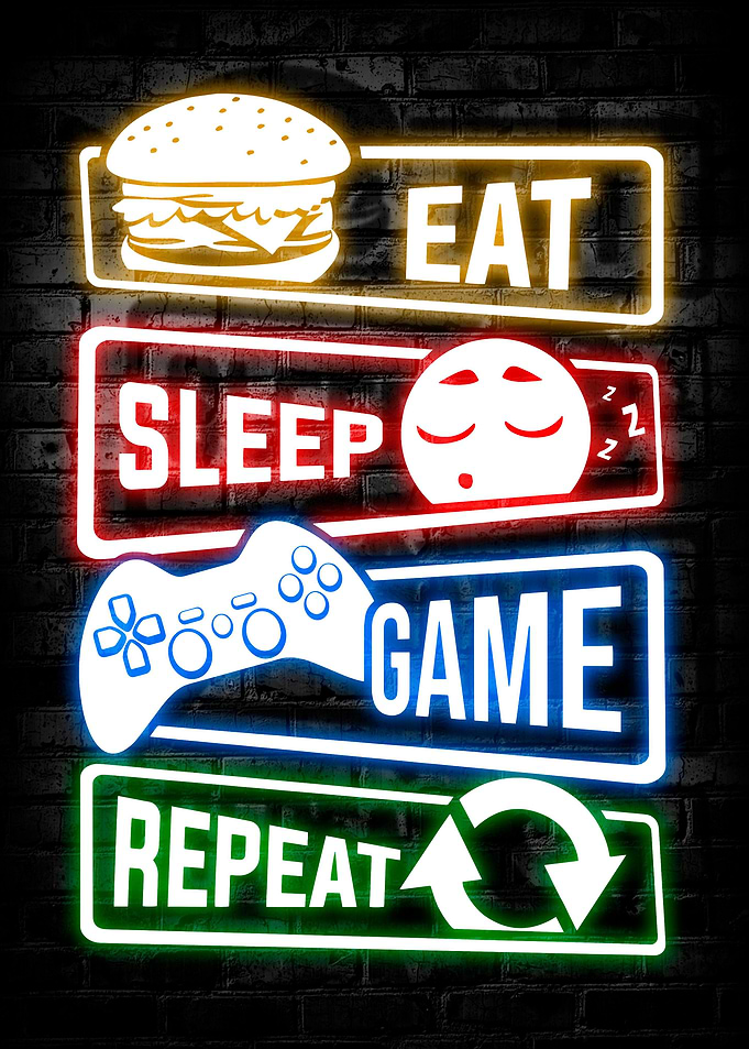 Eat Sleep Game Repeat