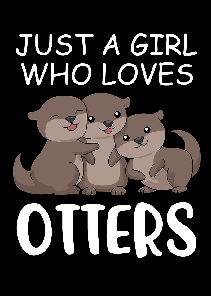 Otter Lover Women Girls