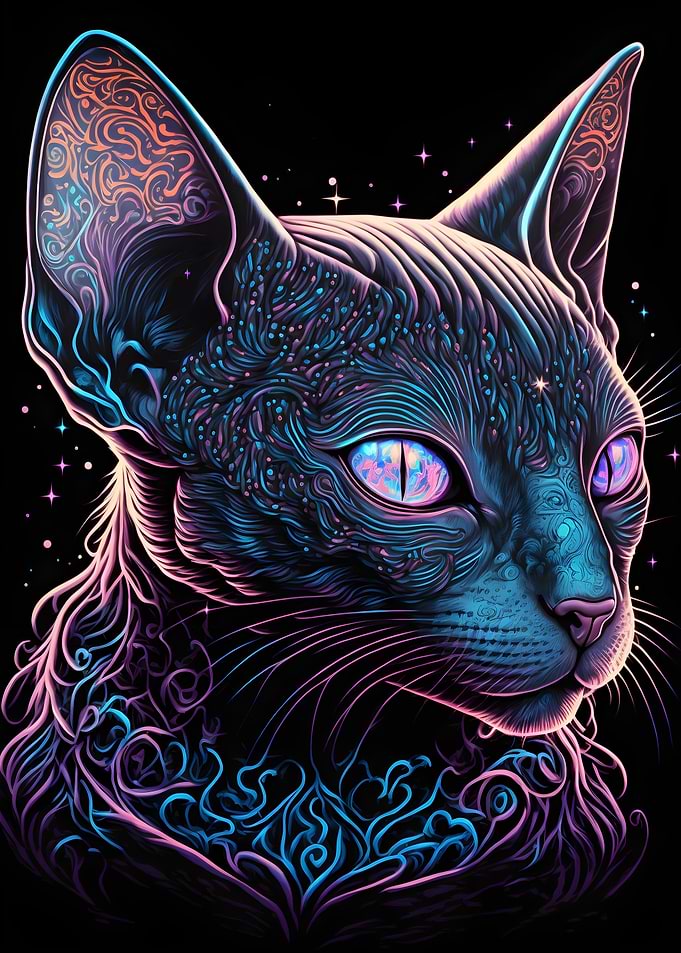 Black Light Cat 29
