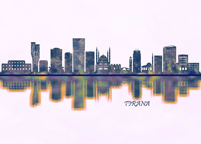 Tirana Skyline