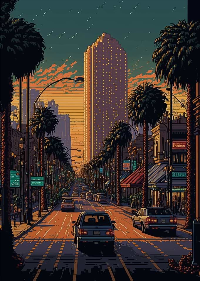 Orlando Pixel art
