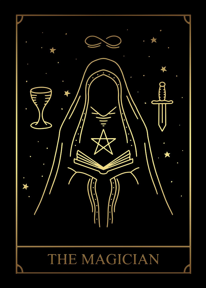 Tarot the magician