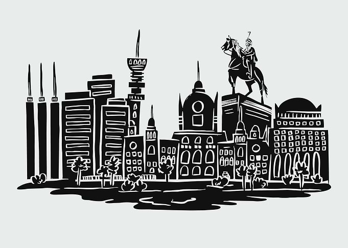 Hanover City Skyline
