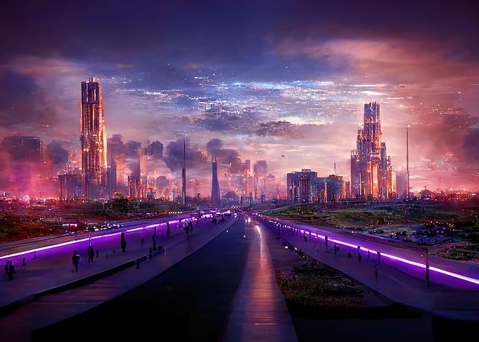 Cyberpunk Neon City