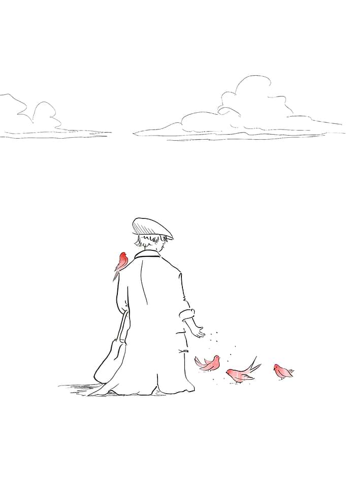 Feeding birds 2