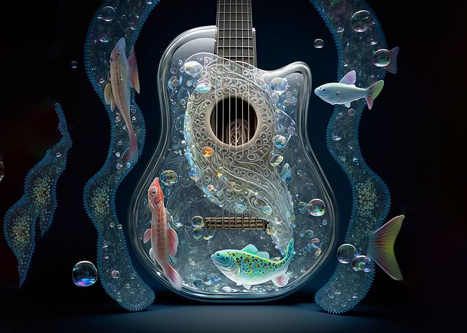 Fish in Glass Guitar