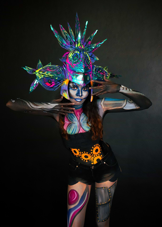 Cyberpunk girl