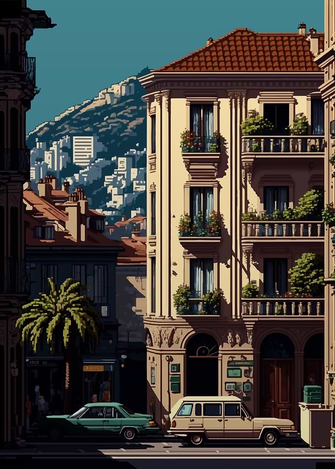 Geneva Pixel art