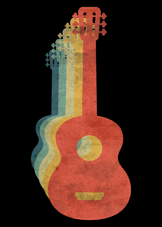 Guitar Aucustic Retro