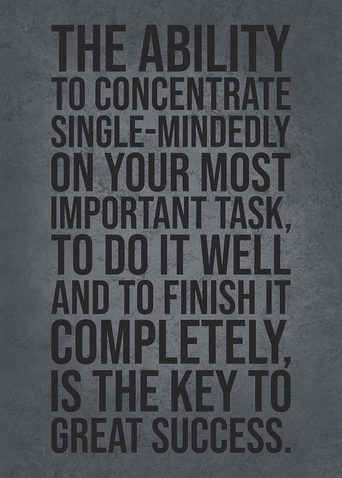 Ability To Concentrate