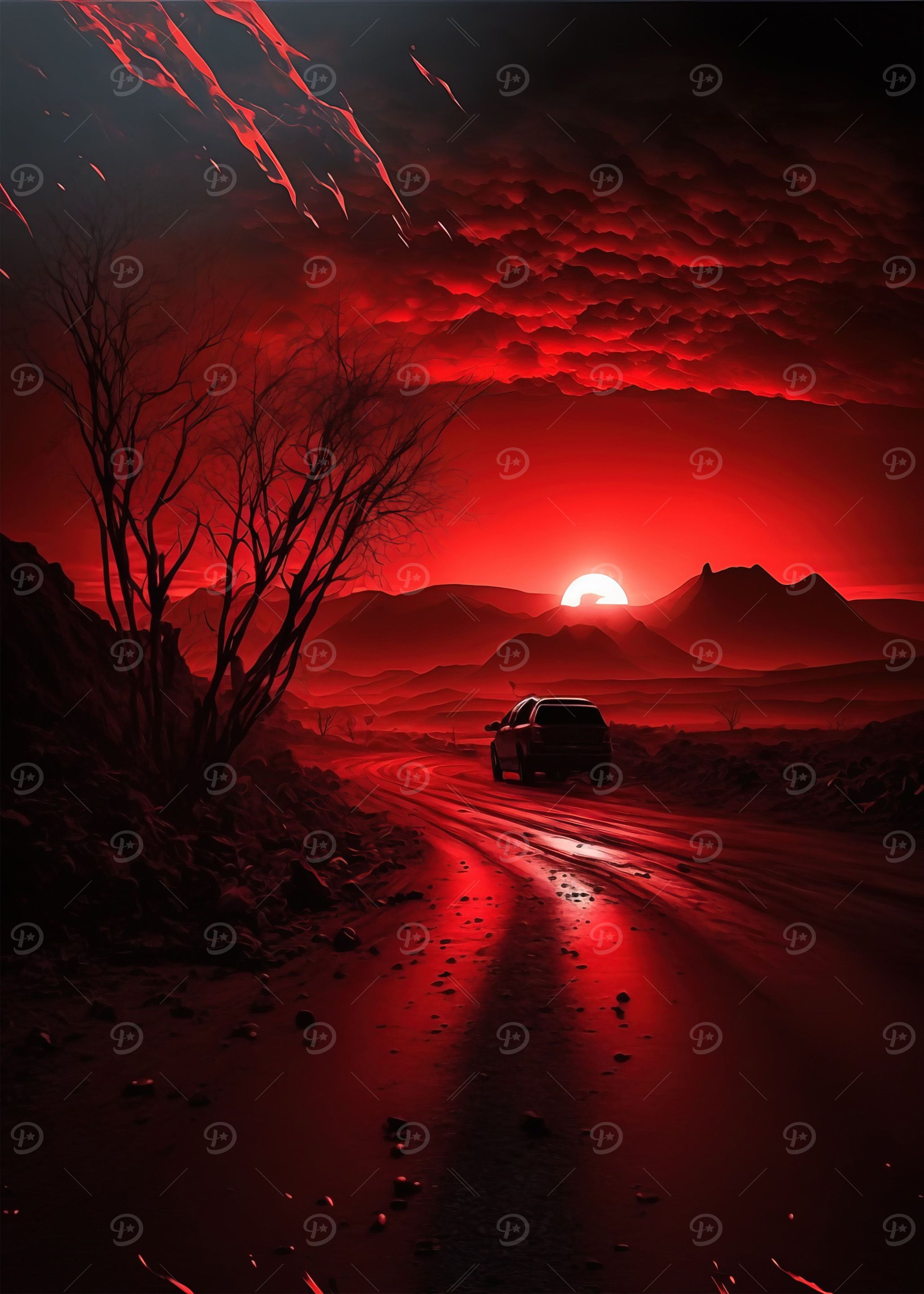 Red Sky at Sunset