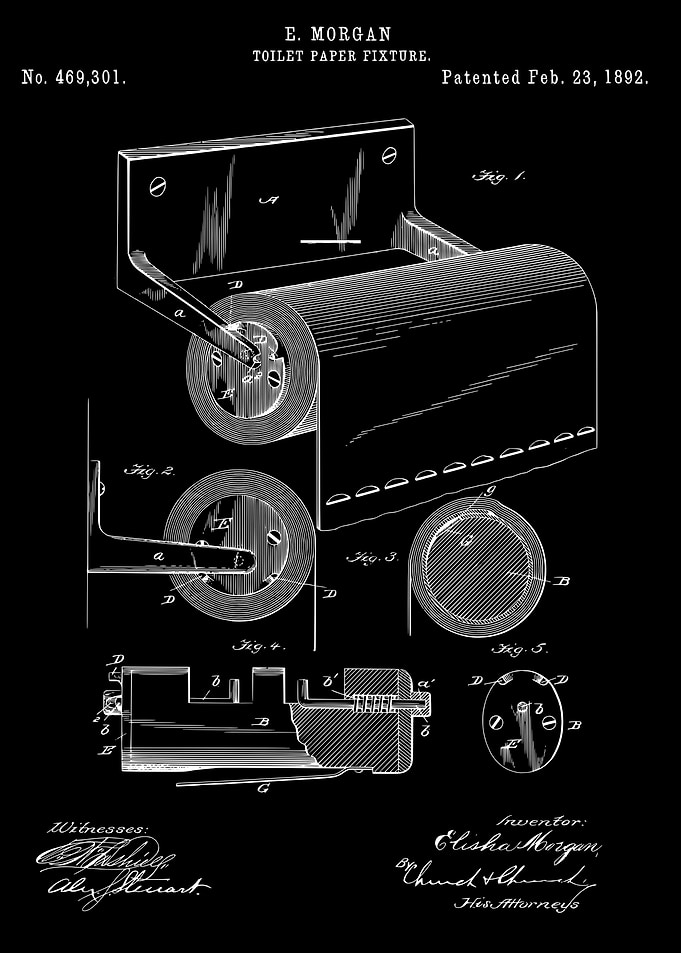 Toilet paper patent