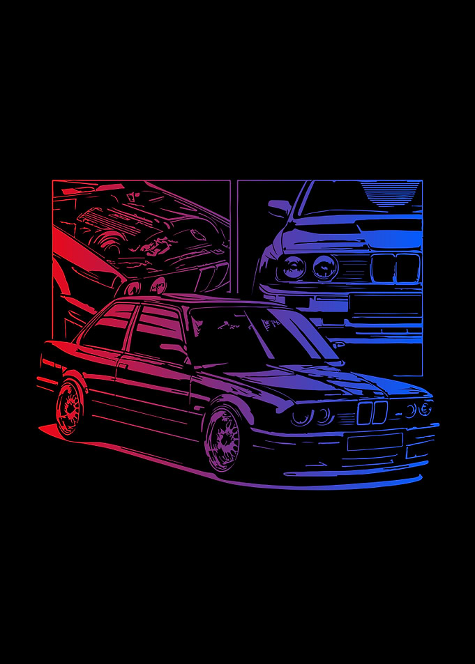 Retro Racing Car
