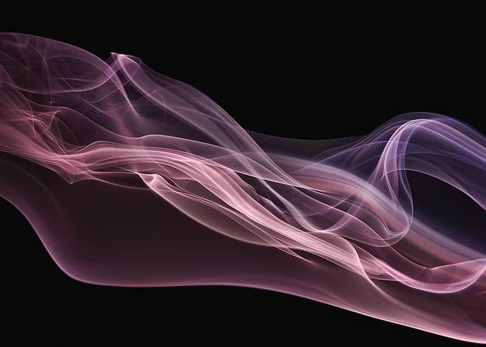 Floating purple in pink