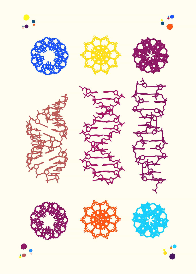DNA Science Painting