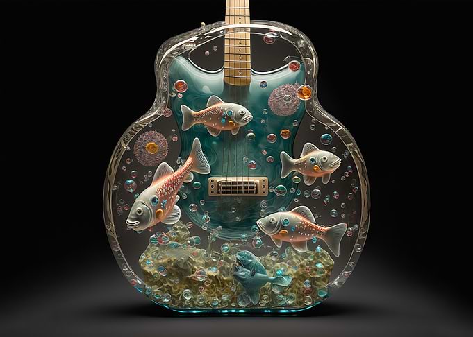 Fish in Glass Guitar