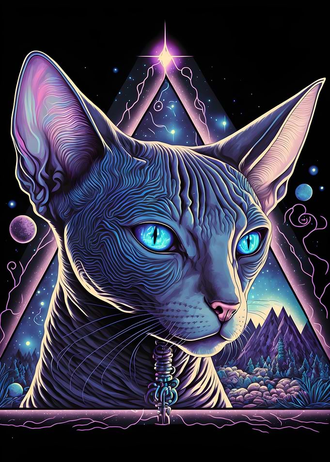 Black Light Cat 30